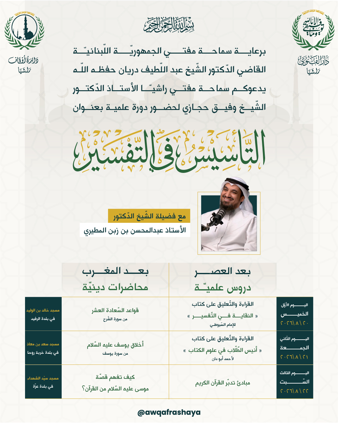 التأسيس في التفسير
